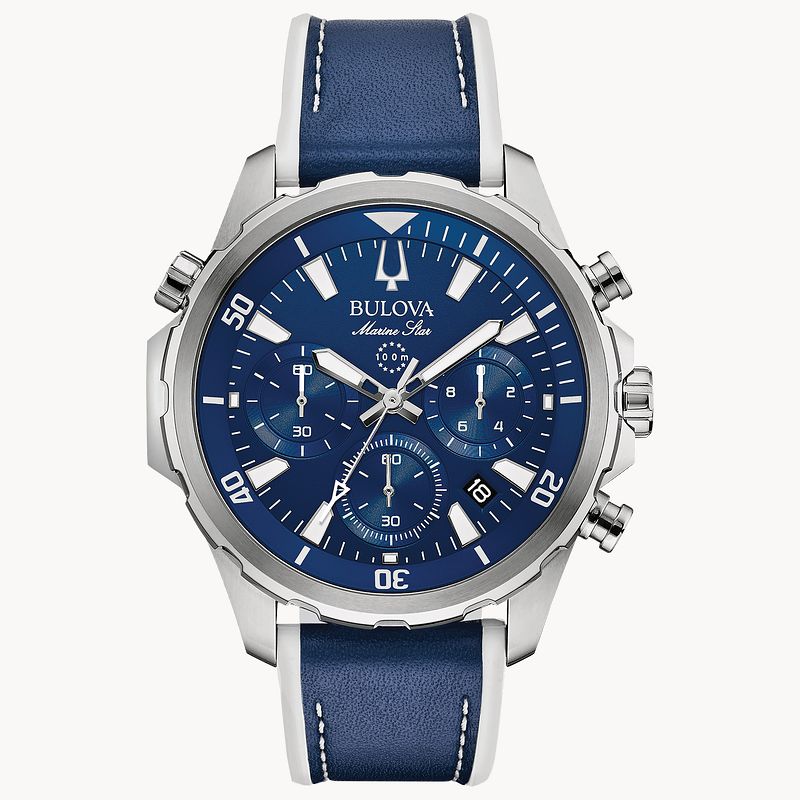 Bulova watch marine star 100m online